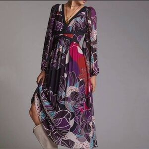 Anthropologie LetMeBe midi dress